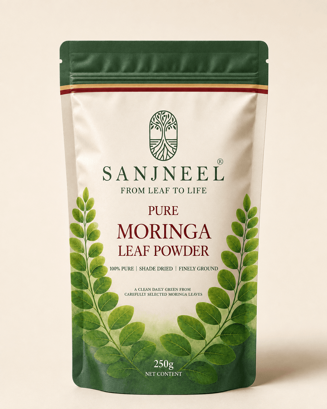 SanjNeel Pure Moringa Leaf Powder